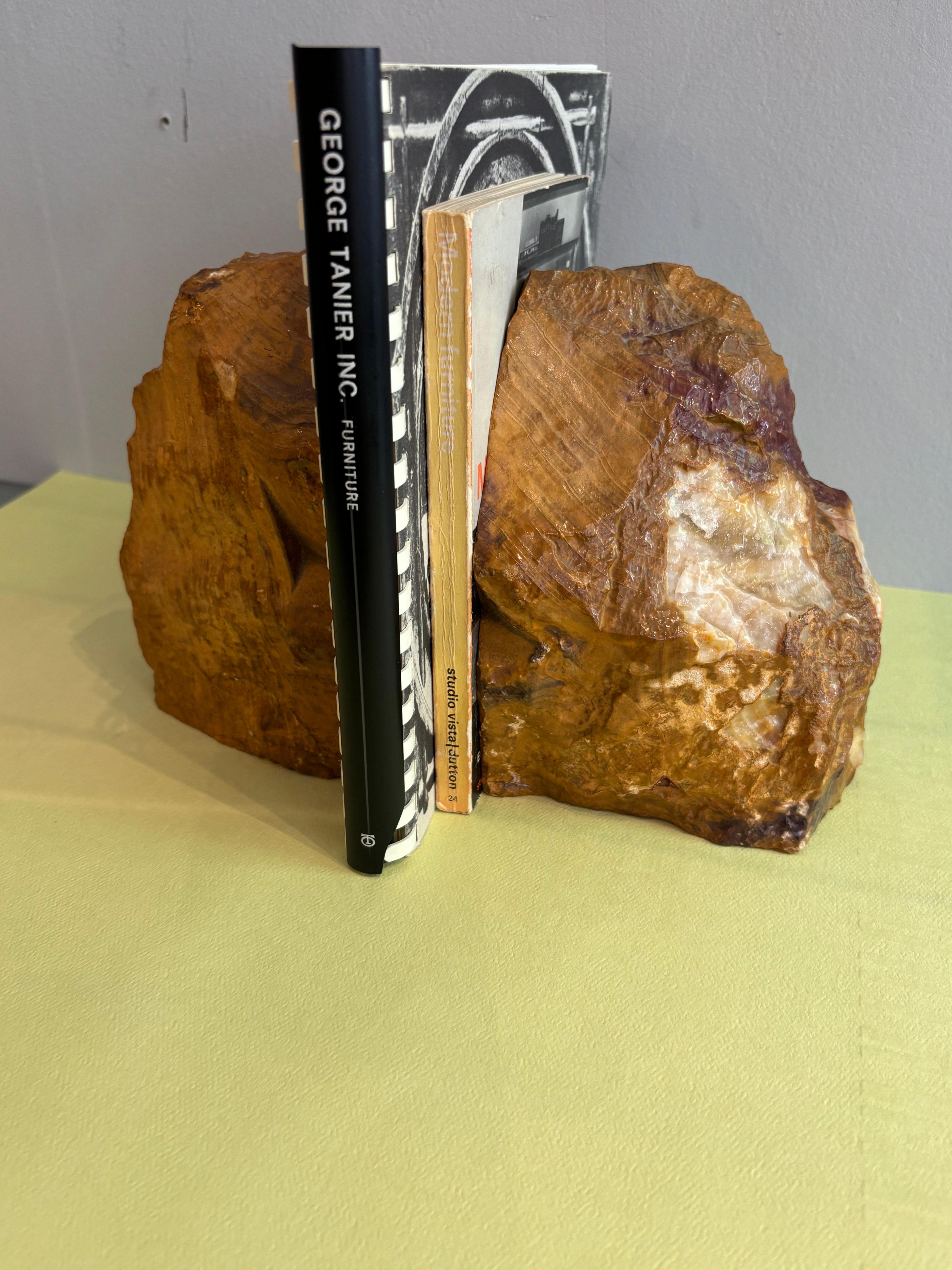 Stone Bookends In Good Condition For Sale In Philadelphia, PA