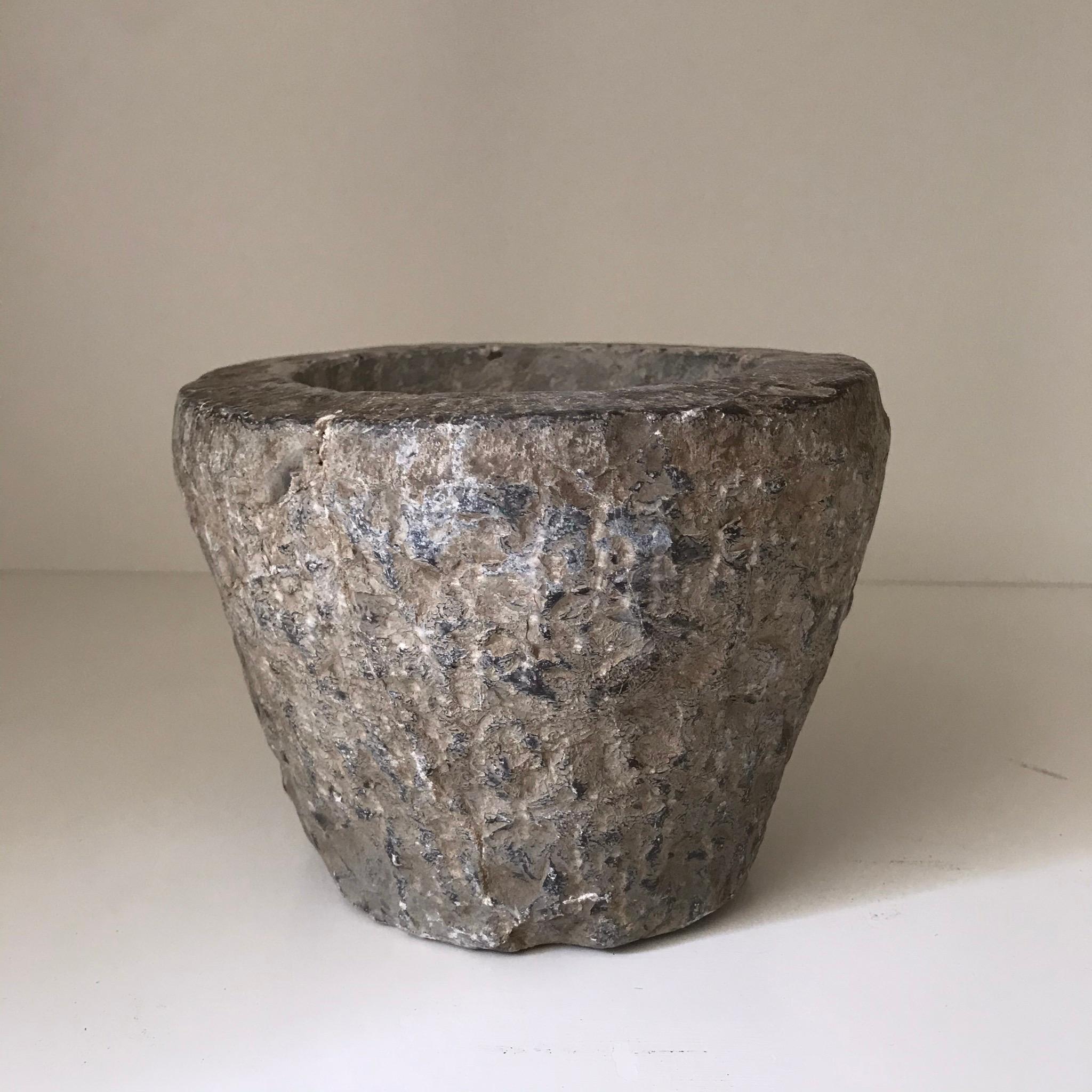 Mid-19th Century 19th Century Rustic Stone Bowls