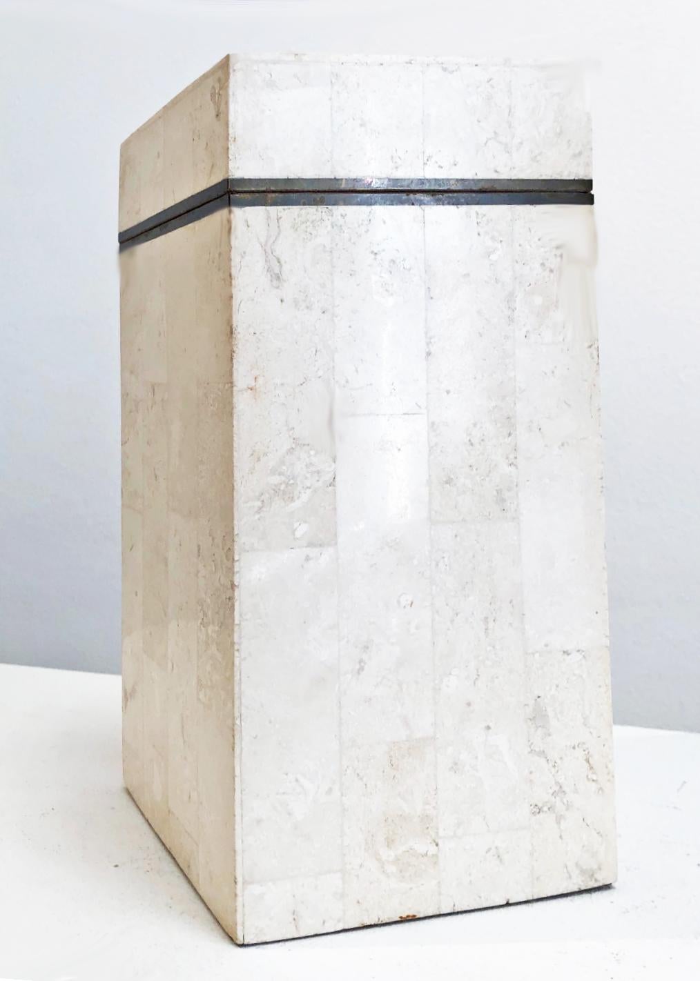 Modern Stone Box by Maitland Smith