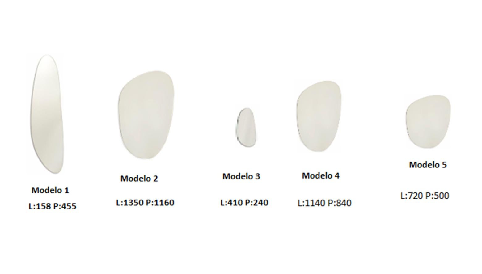 stone shape mirror