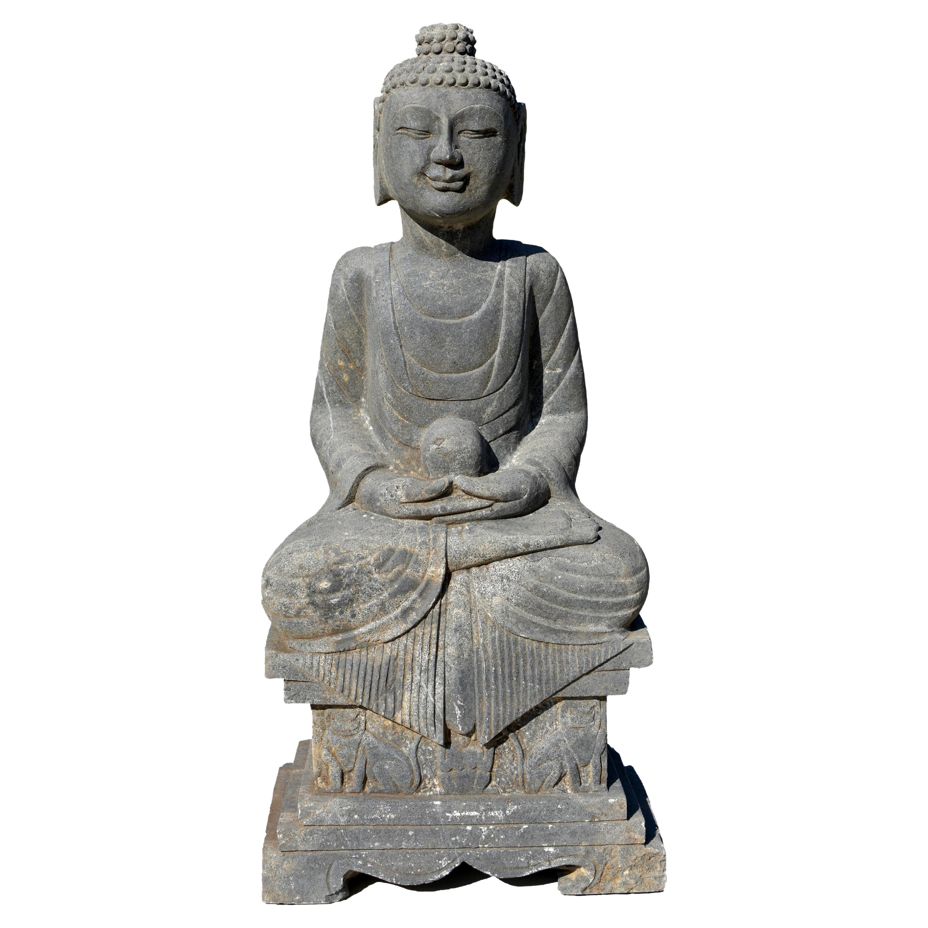 Antique Carved Marble Stone Quan Yin Buddha Head Statue Sculpture For