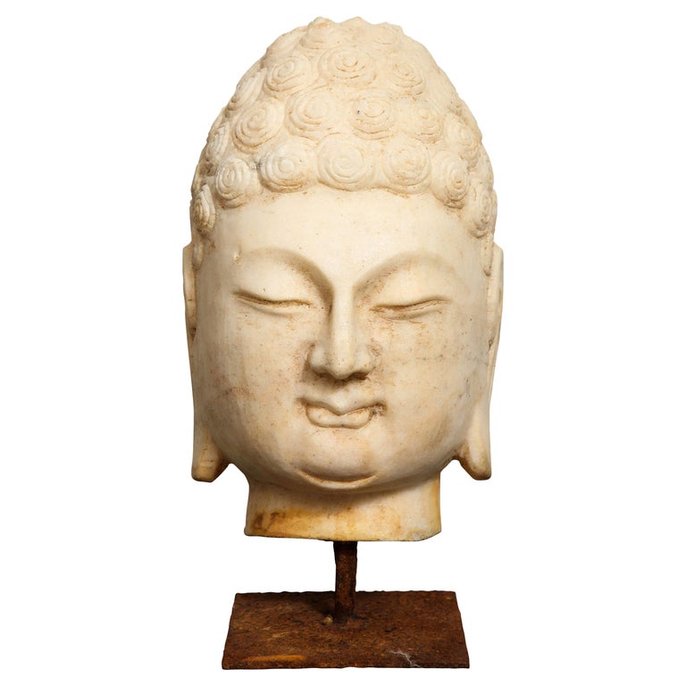Stone Buddha Bust