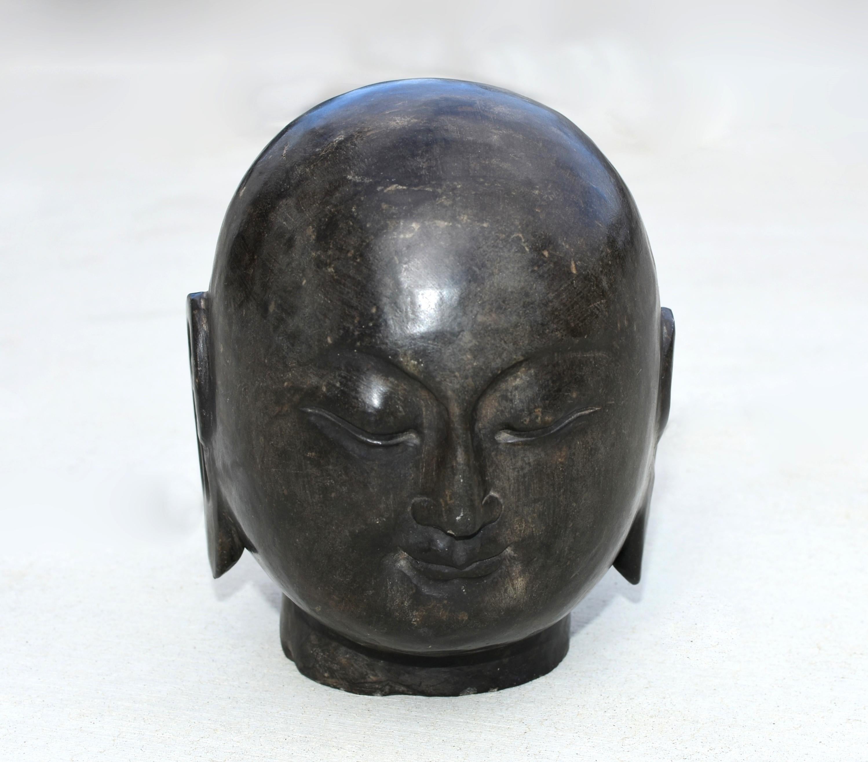 Tang Stone Buddha Head 17 lb