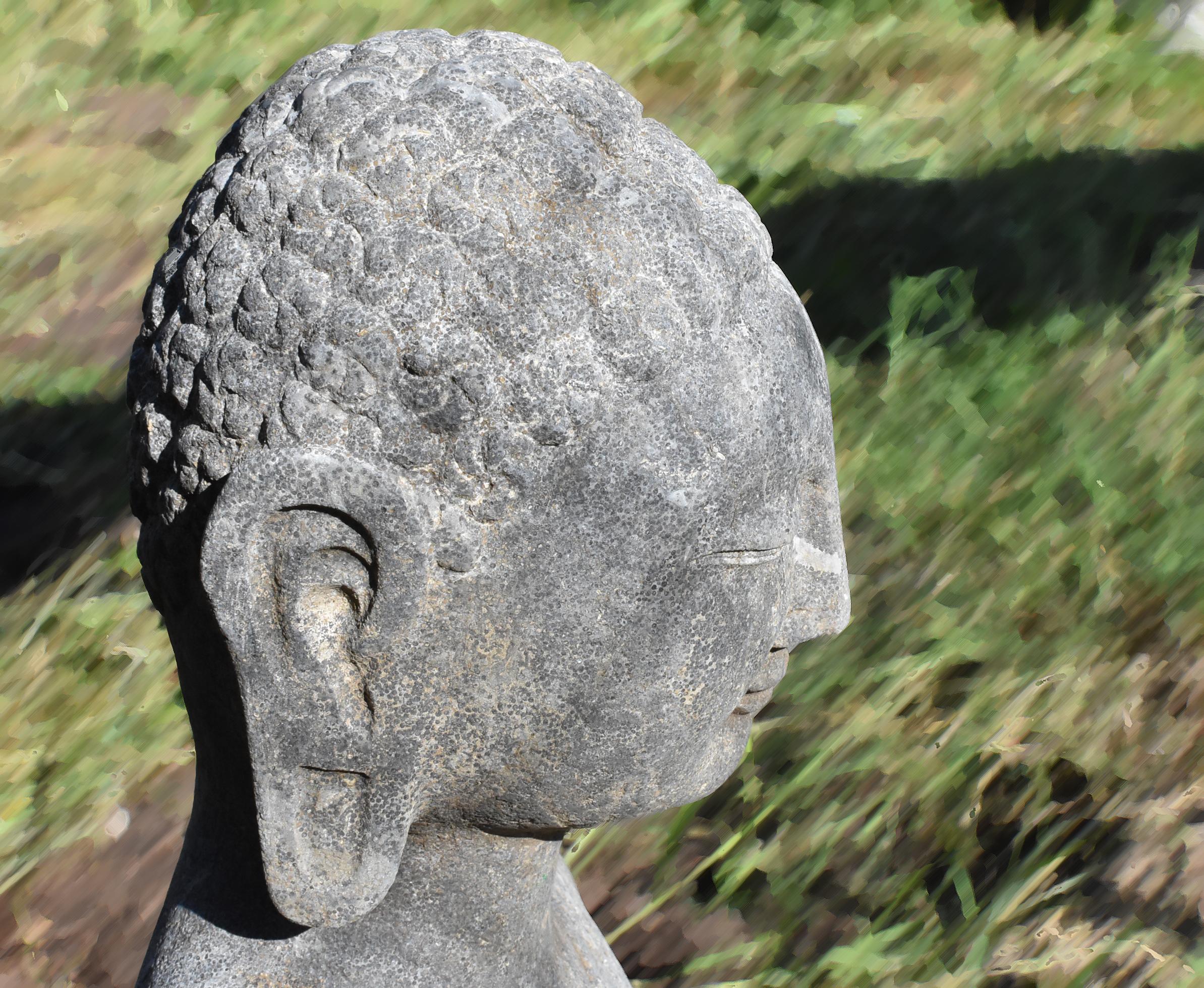 Stone Buddha Statue Northern Wei Style 3