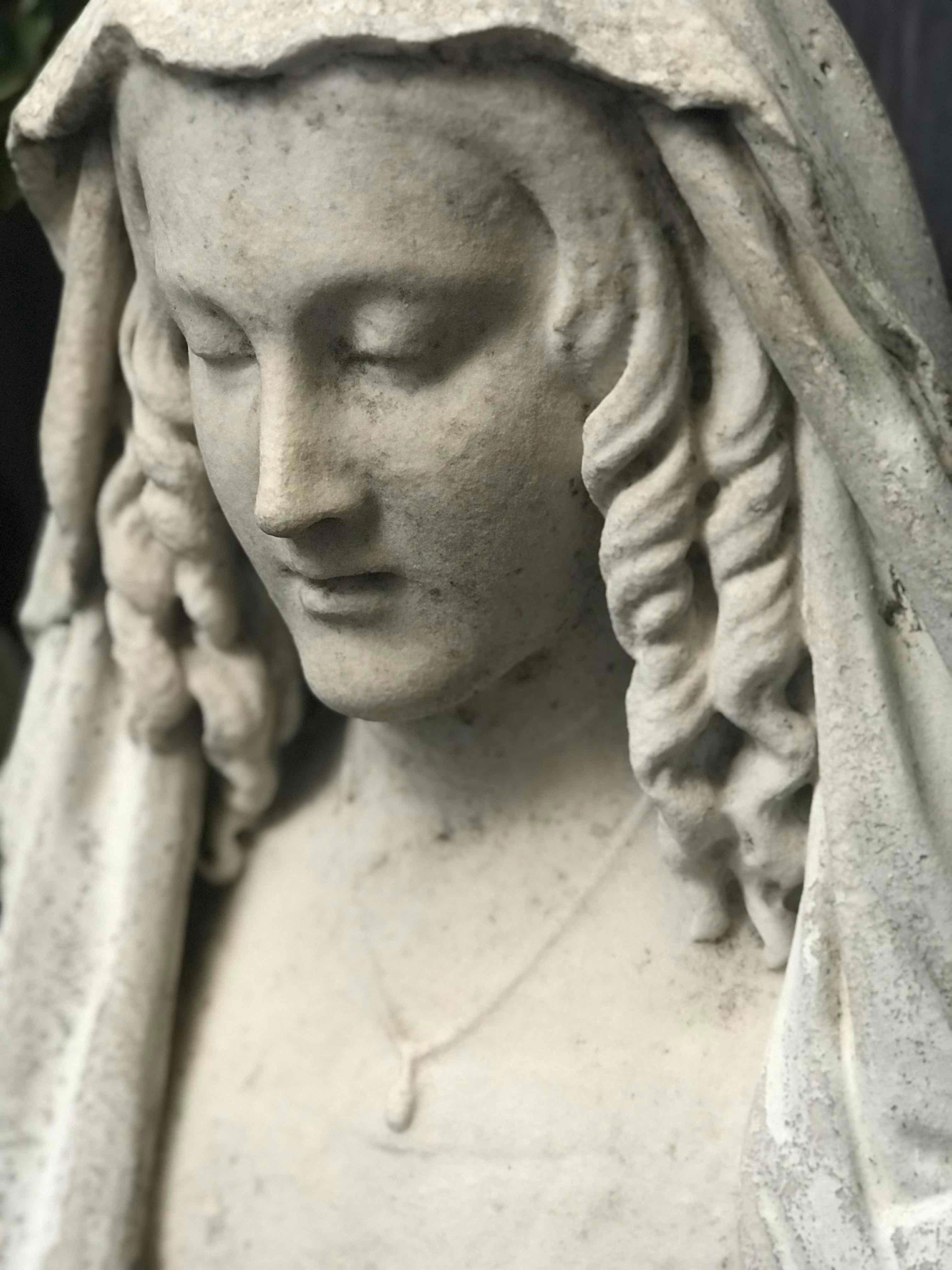 Late Victorian Stone Bust