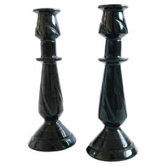 Bougeoirs en pierre - Lot de 2