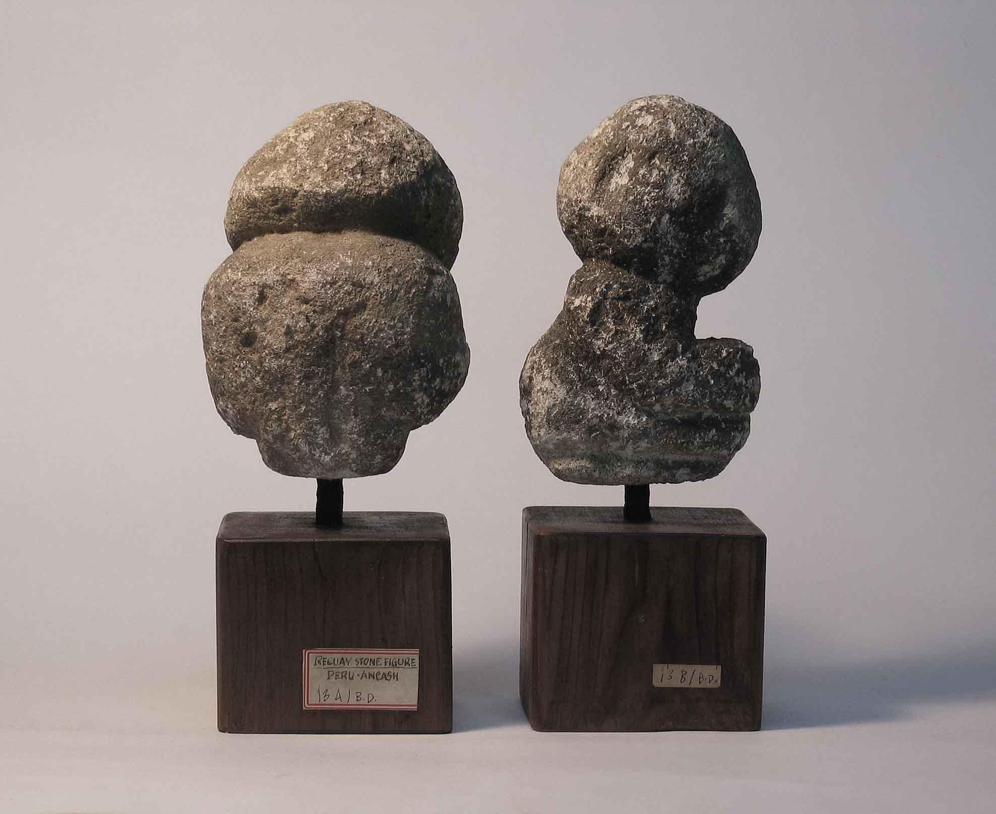 Primitive Stone Carved Anthropomorphic Sculptures Recuay Culture Ancash highlands, Peru For Sale