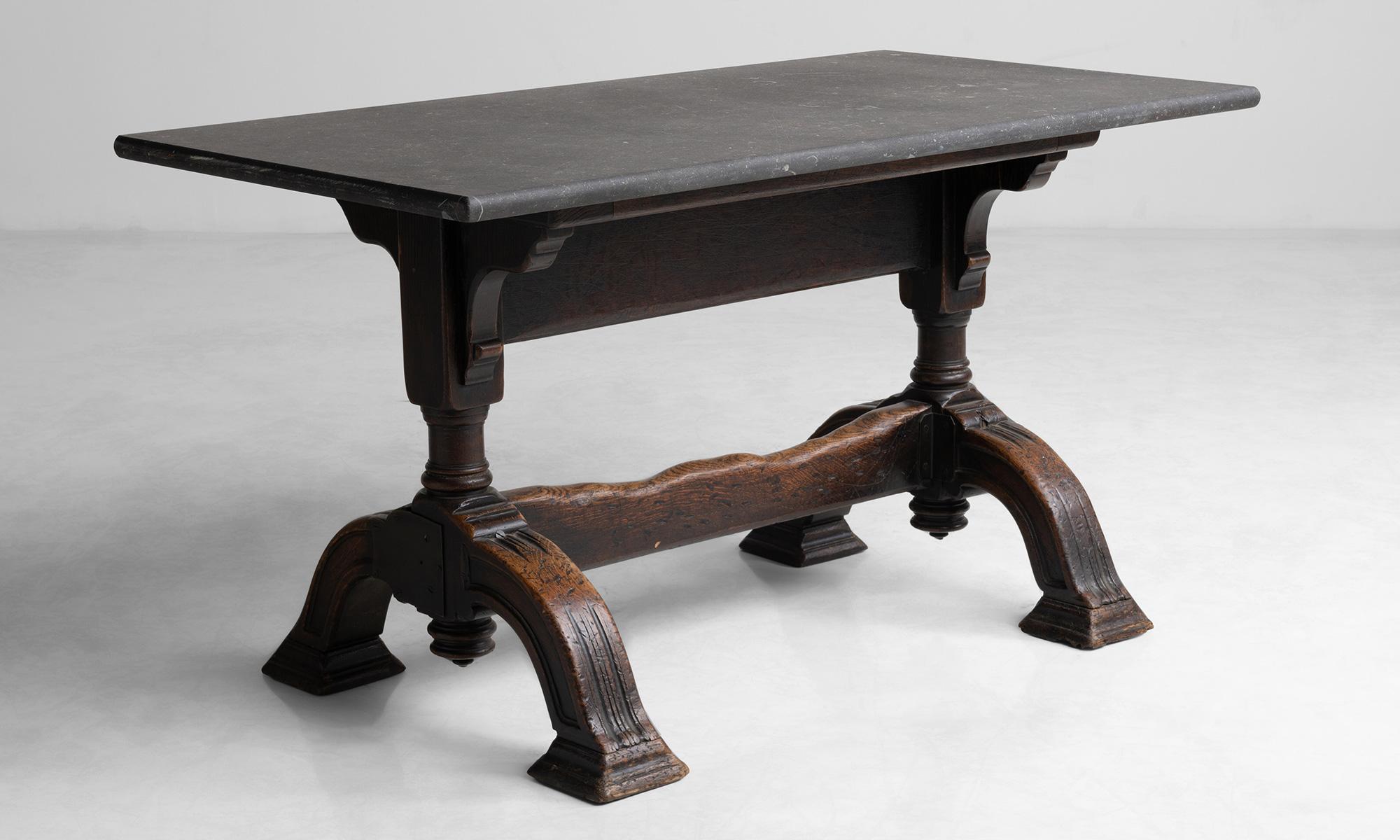 Stone & Carved wood side table

France circa 1870

Beautifully carved base with black stone top.

55.35