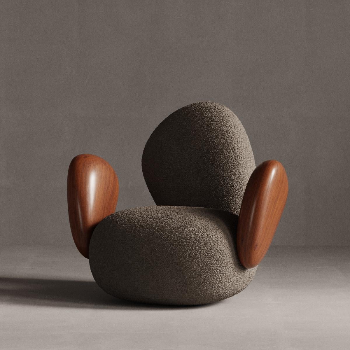 Emirian Stone Chair by Plyus Design For Sale