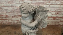 Stone Cherub Statue
