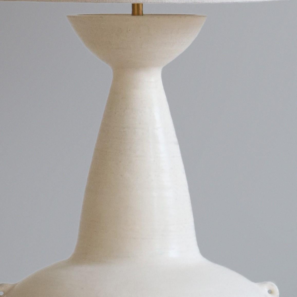 American Stone Claudius Table Lamp by  Danny Kaplan Studio For Sale