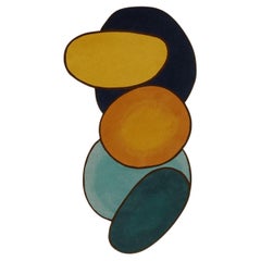 STONE CLUSTER  – Custom Handmade Rug by Rugs 
Co.