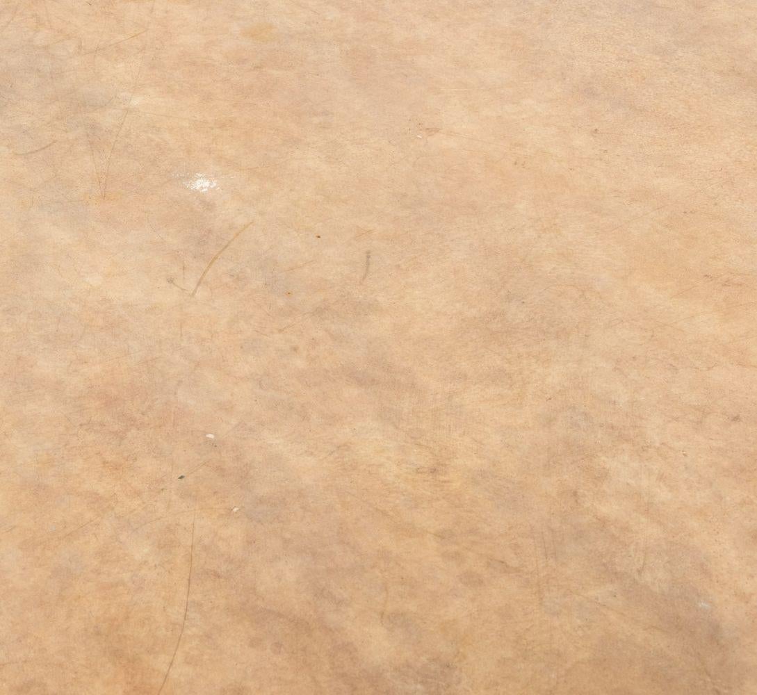 Stone Composite Circular Garden Table For Sale 1