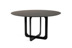 Stone Dark Brown Settanta 1400 Round Dining Table by Disain1971