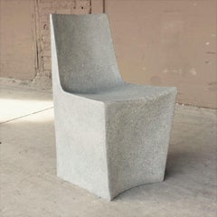 Stone Dining Chair in Resin, Stone Aggregate & Fiberglass by Zachary A. Design