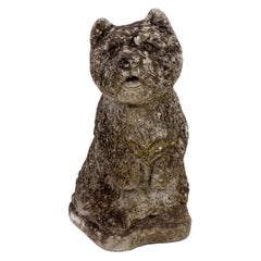 Antique Stone Dog