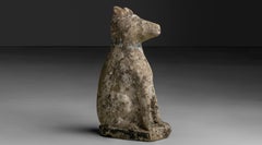 Stone Dog Statue, England 1920