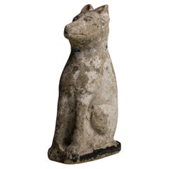 Stone Dog Statue, England 1920