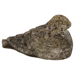 Stone Dove Garden Ornament, England 20th Century