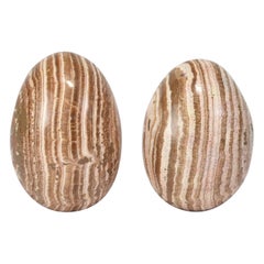Stone Egg Bookends