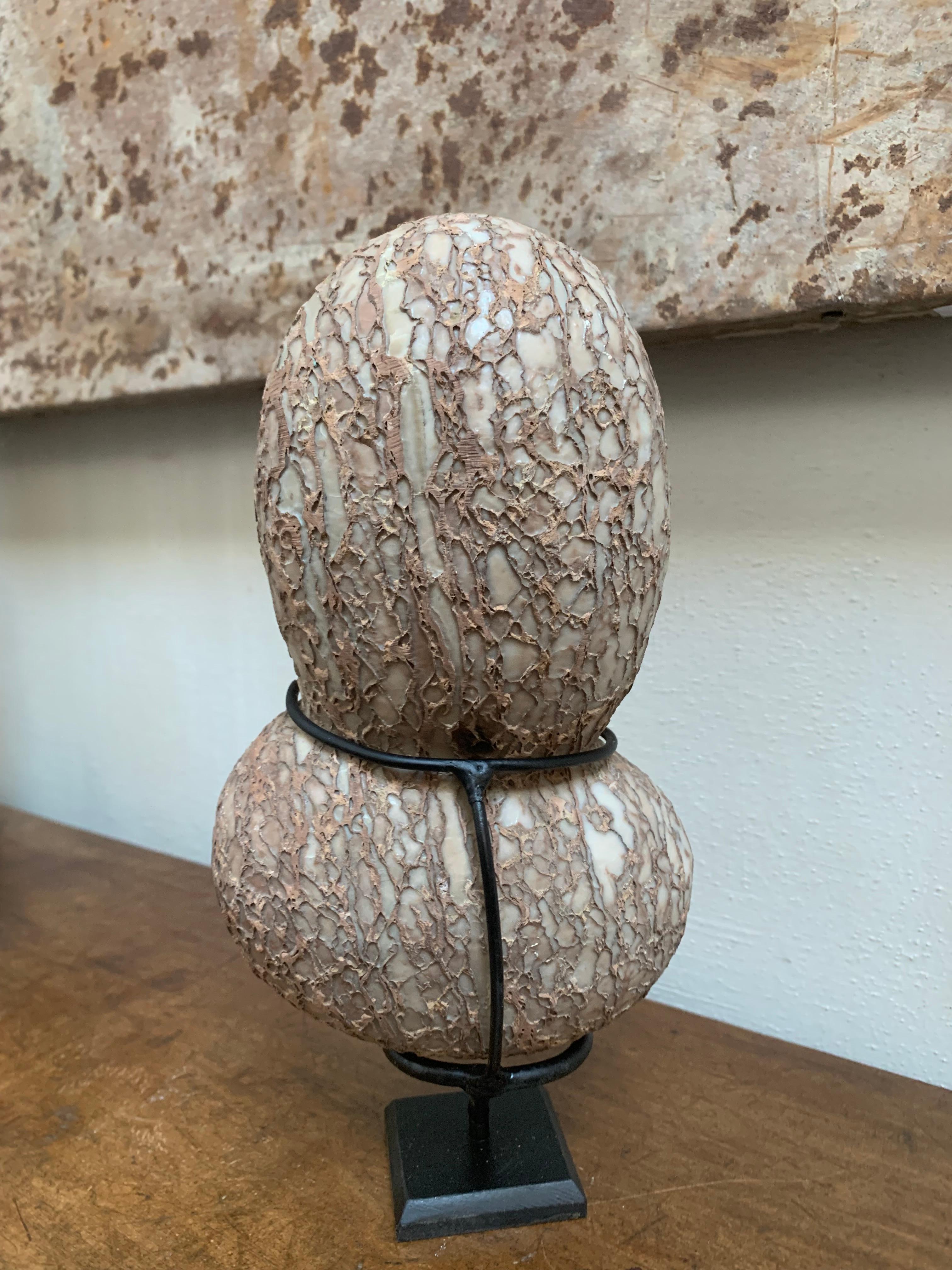 Chinese Stone Egg Gongshi Suiseki 20th century