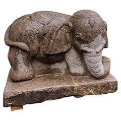 Stone Elephant 20th Century