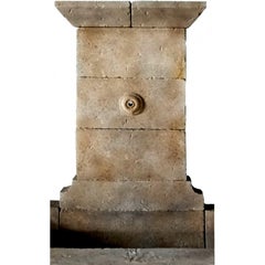 STONE FOUNTAIN H 180 CM ANCIENT OLD WASH 21st Century