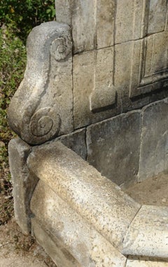 STONE FOUNTAIN H 180 CM ANCIENT OLD WASH 21st Century
