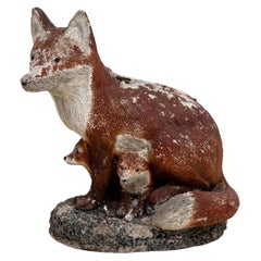 Vintage Stone Fox
