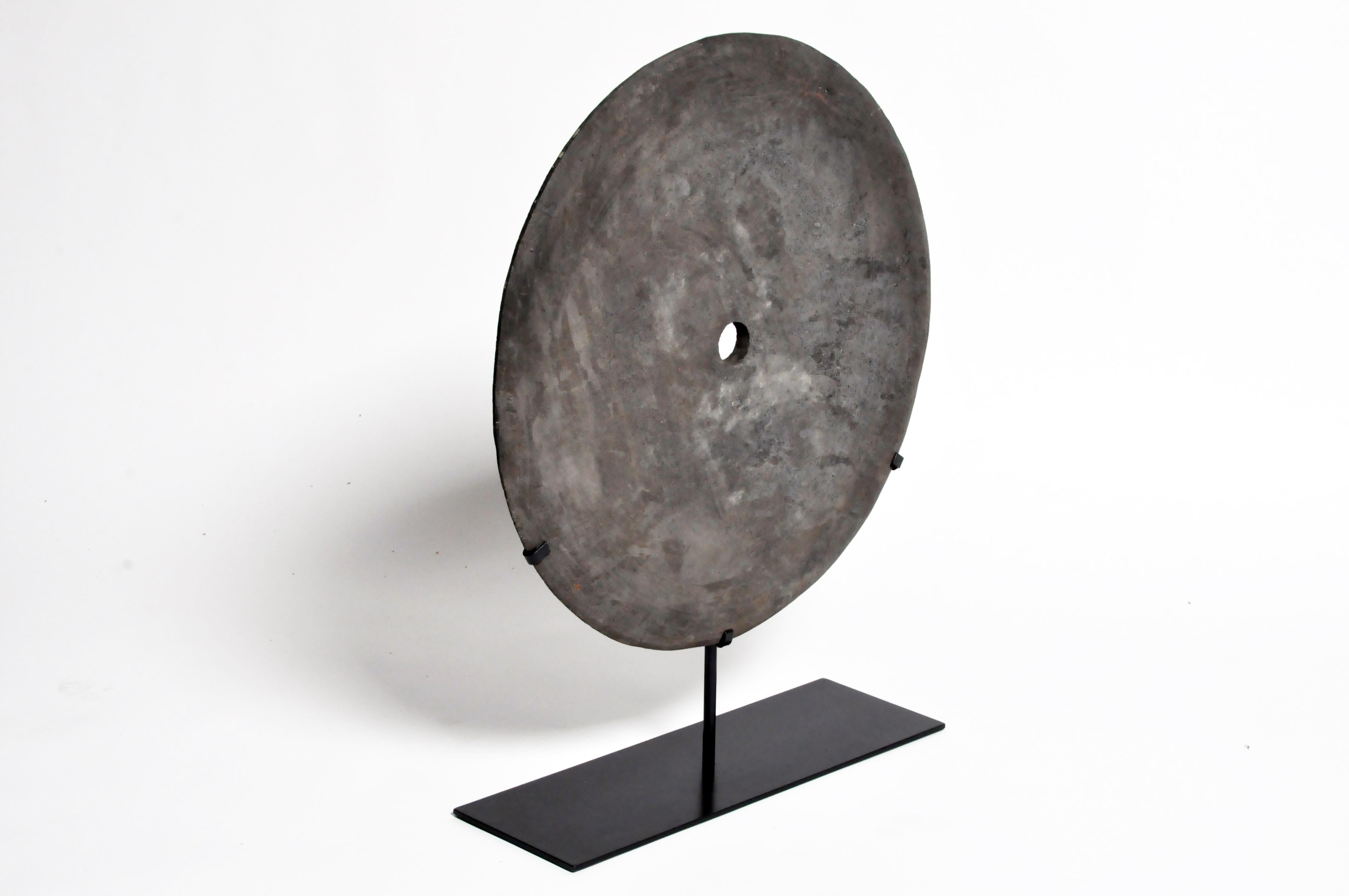 Stone Grinding Disk on Metal Stand 7