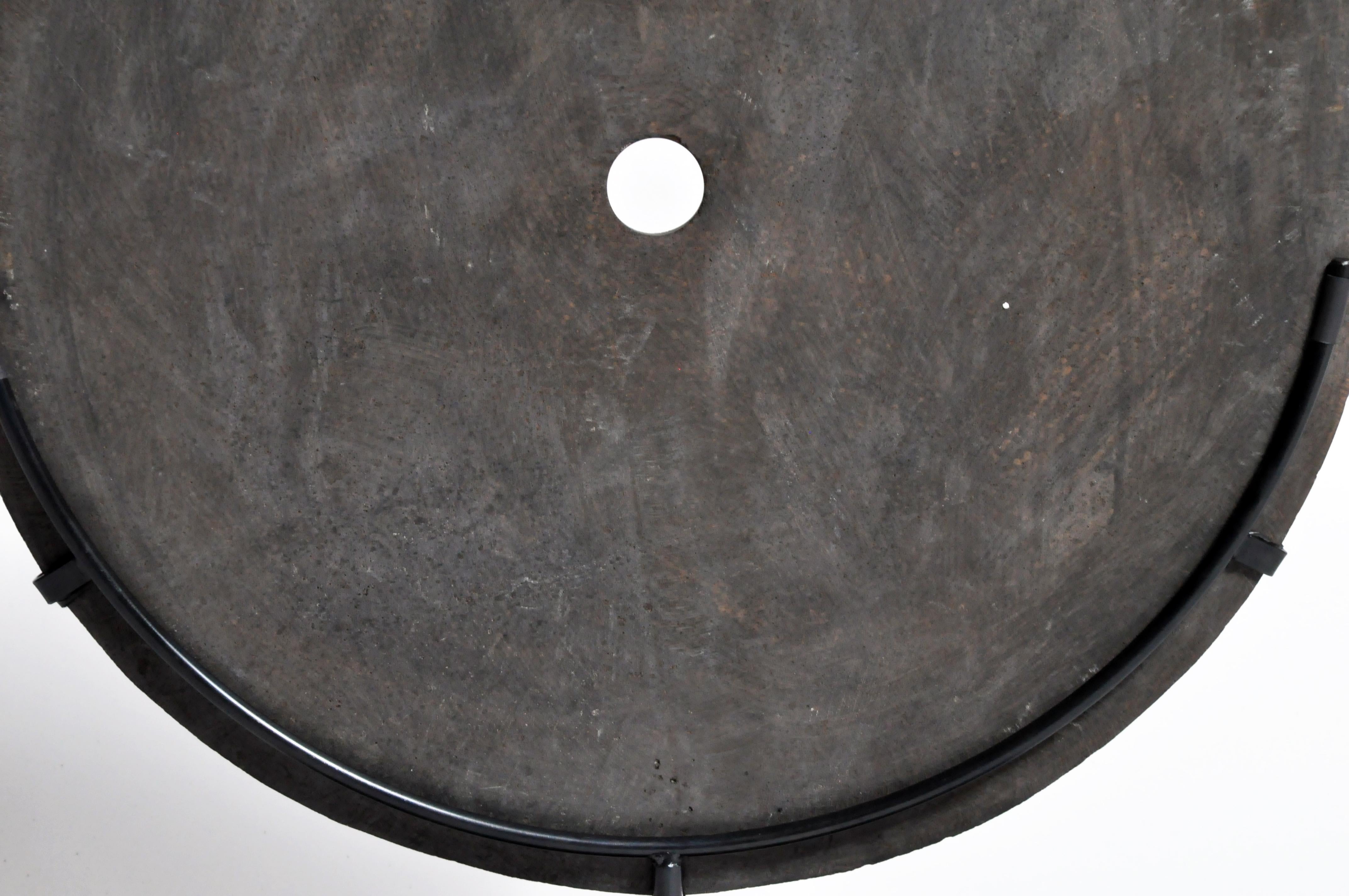 Stone Grinding Disk on Metal Stand 12