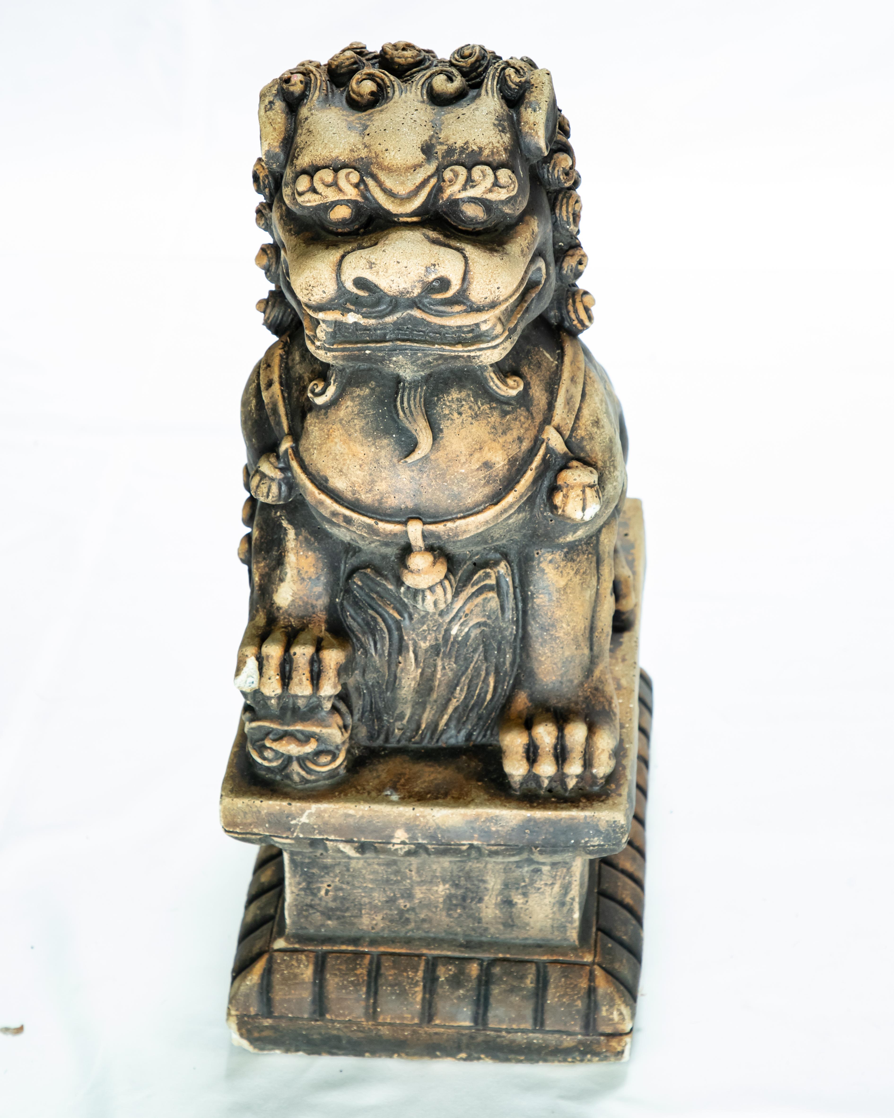 Chinese Stone Guardian Foo Lions For Sale