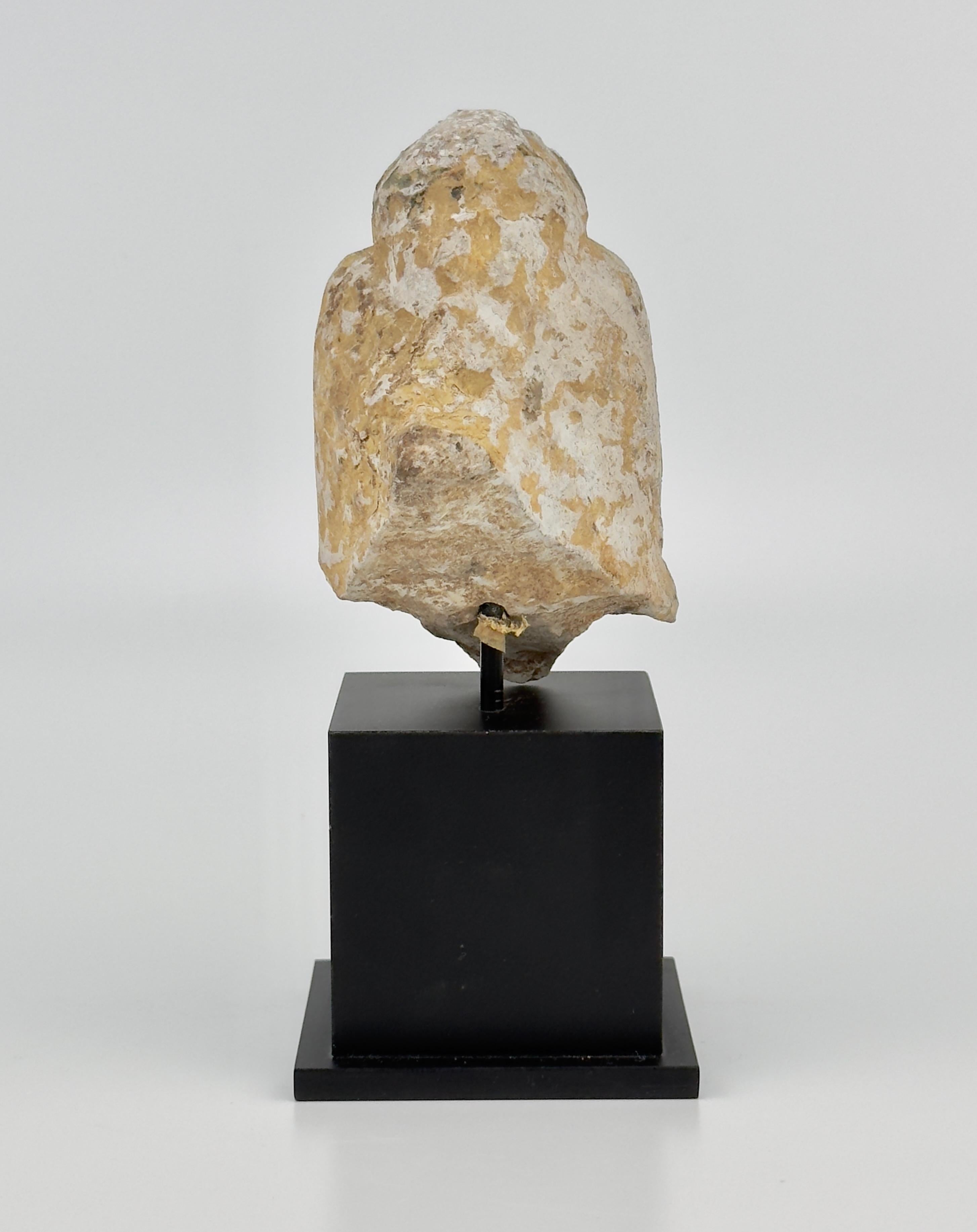 Stone Head of Bodhisattva, Northern Wei-Tang Dynasties In Good Condition For Sale In seoul, KR