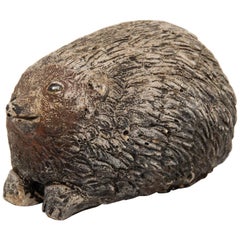 Stone Hedgehog with Patina