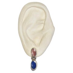 Stone Hinge Earrings