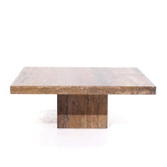 Stone International Mid Century Marble Coffee Table