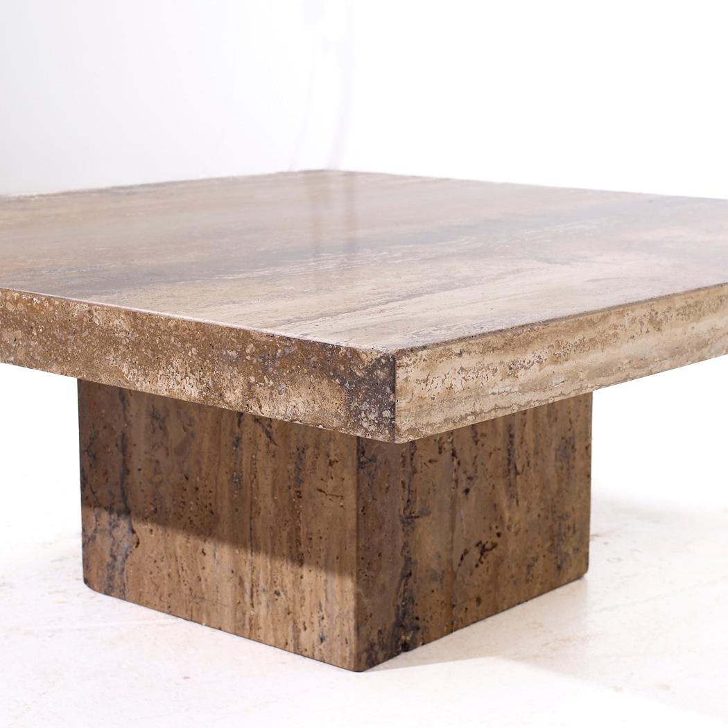 Stone International Table à café en marbre du milieu du siècle dernier Bon état - En vente à Countryside, IL