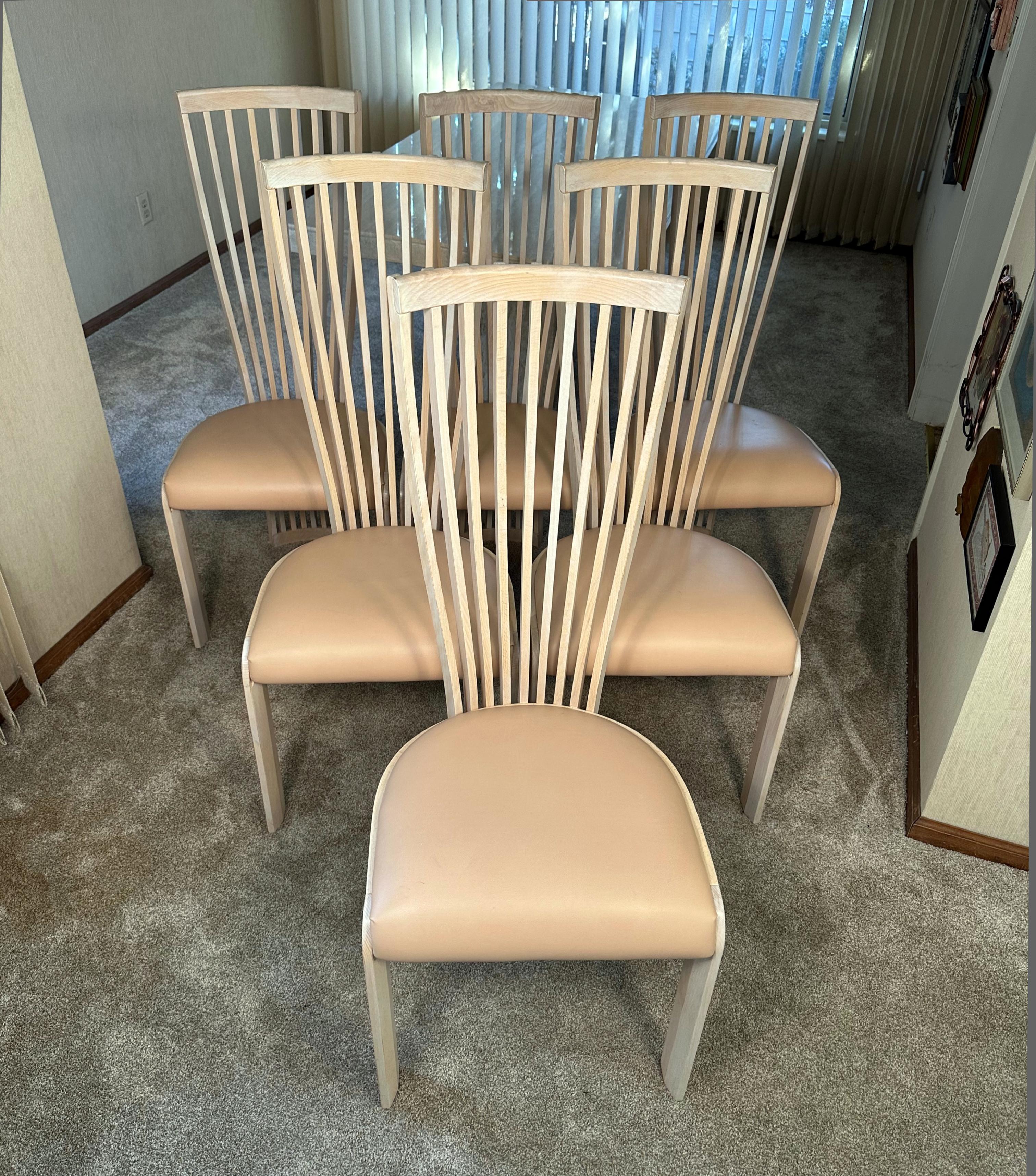Table de salle à manger et chaises Tonon en travertin de Stone International pour Roche Bobois en vente 8
