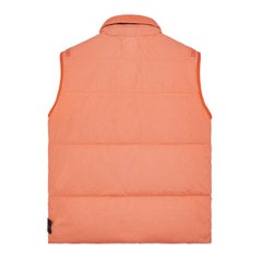 Stone Island Down Vest Orange L