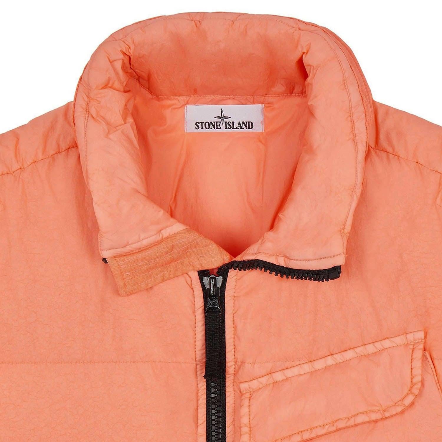 Stone Island Daunenweste Orange L im Zustand „Hervorragend“ im Angebot in Los Angeles, CA