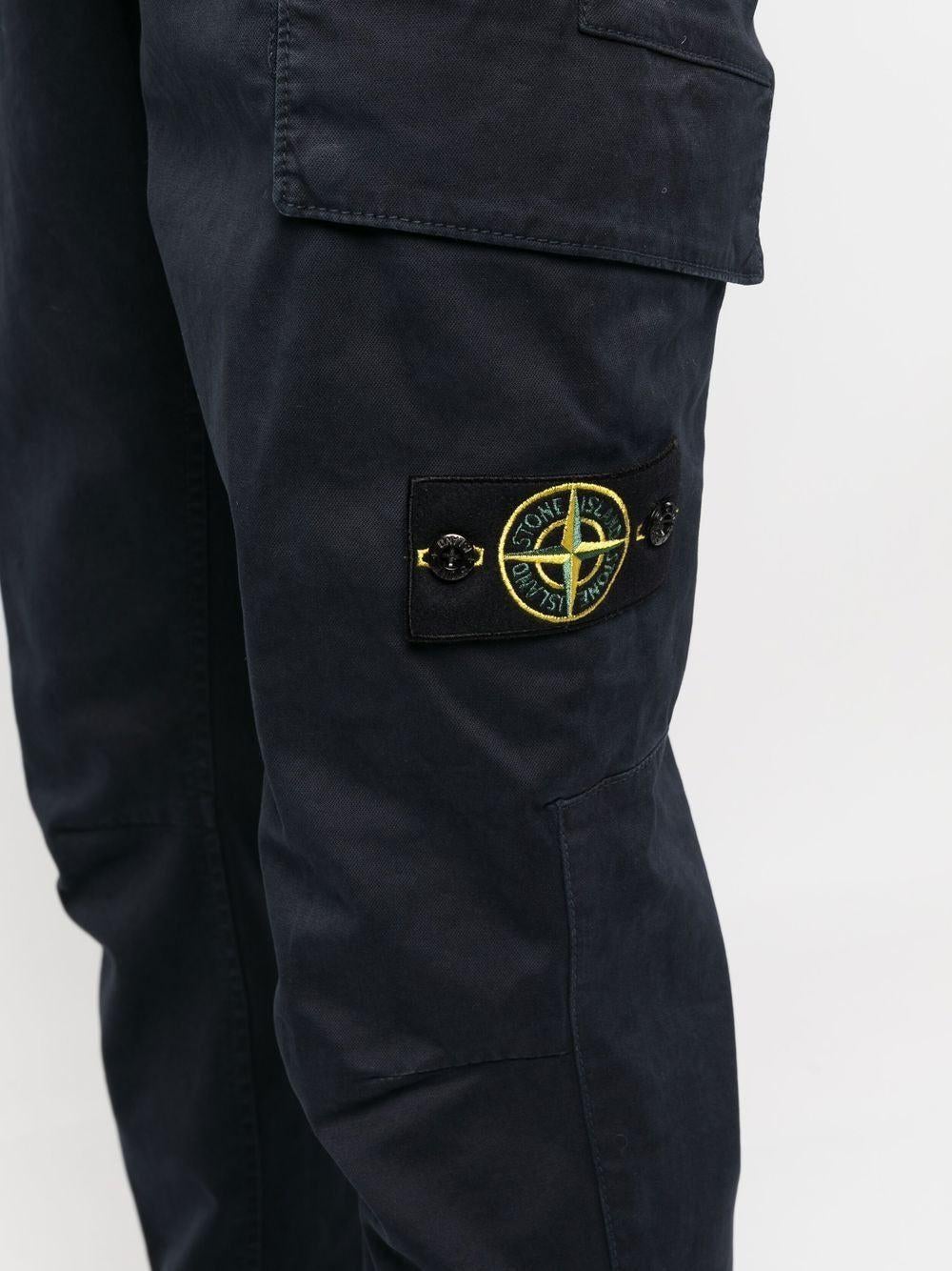 Men's Stone Island Gabardine Cargo Pant - '20s For Sale