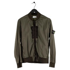 Stone Island Garment Dyed Crinkle Reps Nylon Men Bomber Jacket Size XL S153