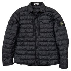 Stone Island Garment Dyed Micro Yarn Shirt Puffer Jacket