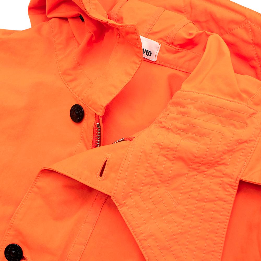 stone island orange jacket