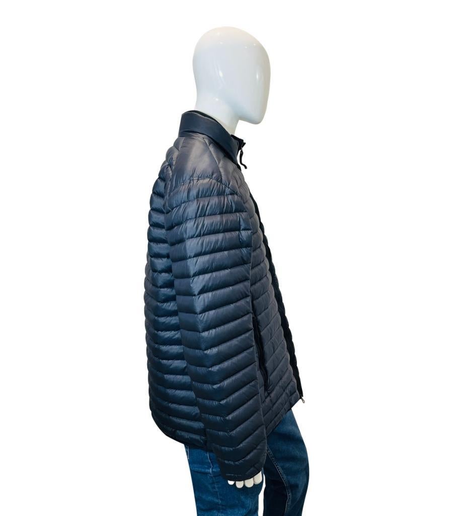 Blue Stone Island Padded Down Jacket