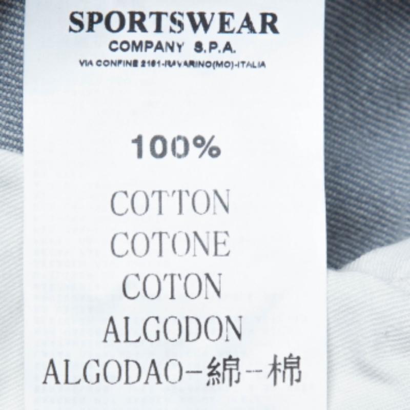 Stone Island Jean à jambes étroites en denim gris pâle, état neuf Bon état - En vente à Dubai, Al Qouz 2