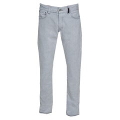 Stone Island Blassgraue Denim New Steel Jeans mit schmalem Bein S