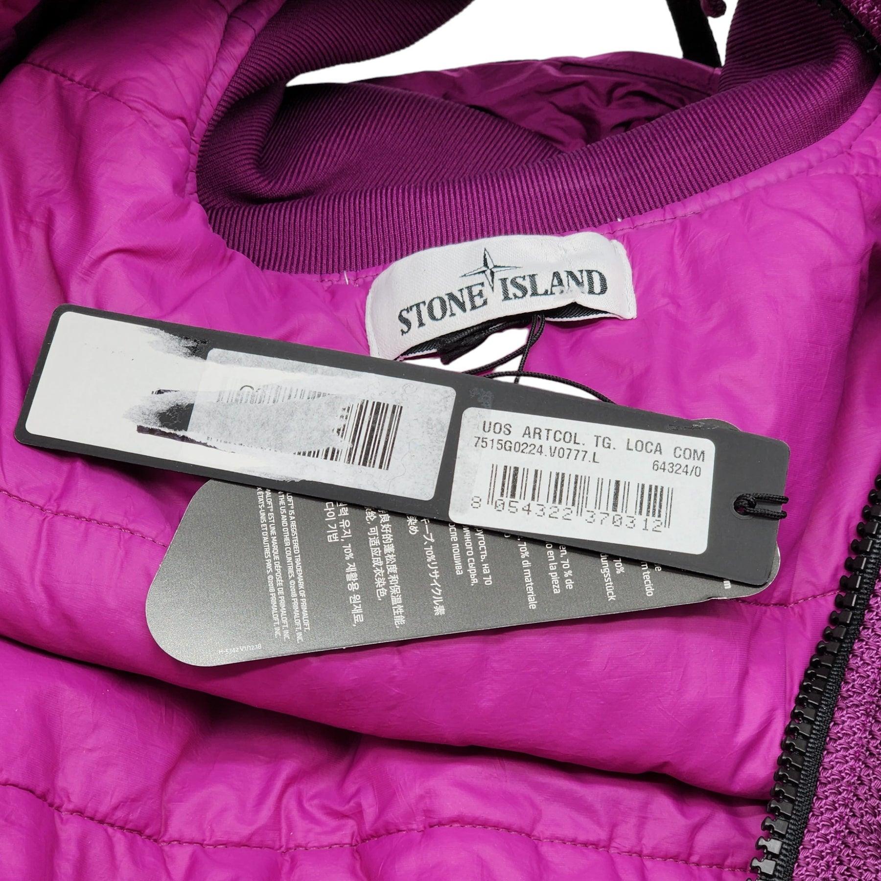 Men's Stone Island Panama Modified Vest Purple L For Sale