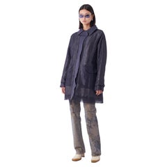 Stone Island Serie 100 F/W 2003 Blue Mesh Layer Coat