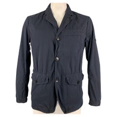 STONE ISLAND Size XL Navy Polyester Polyamide Jacket